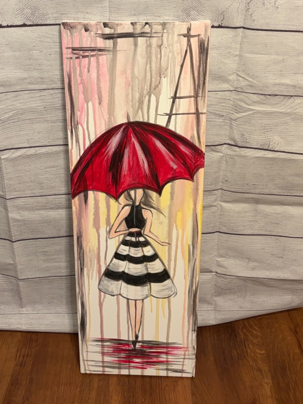 Umbrella Girl Canvas art